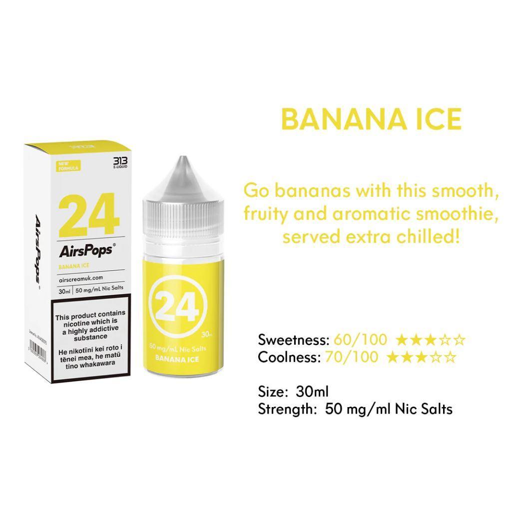 AIRSCREAM Airspops Salts | Banana (Ice) - Vape Express