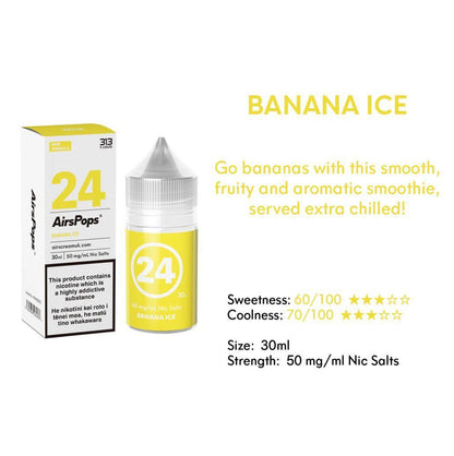 AIRSCREAM Airspops Salts | Banana (Ice) - Vape Express