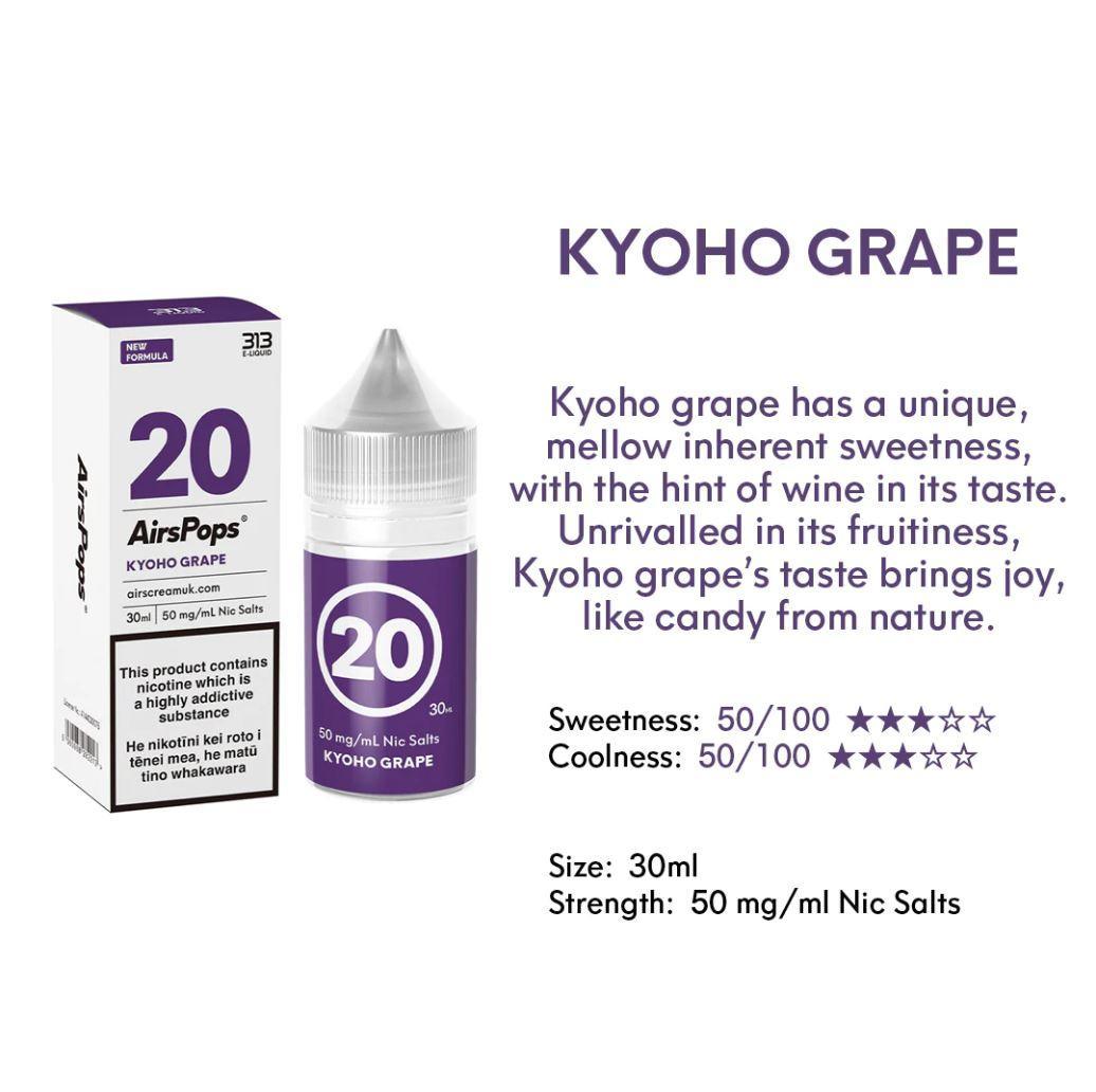 AIRSCREAM Airspops Salts | Grape (Kyoho Grape) - Vape Express