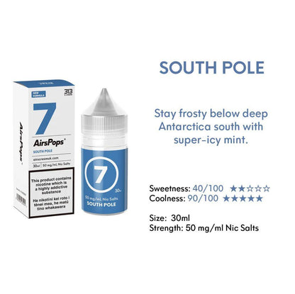 AIRSCREAM Airspops Salts | Mint Peppermint (South Pole) - Vape Express