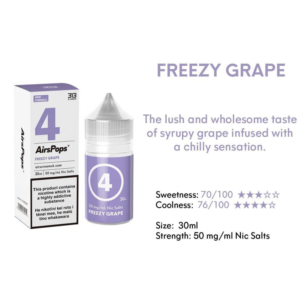 AIRSCREAM Airspops Salts | Sweet Grape (Freezy Grape) - Vape Express