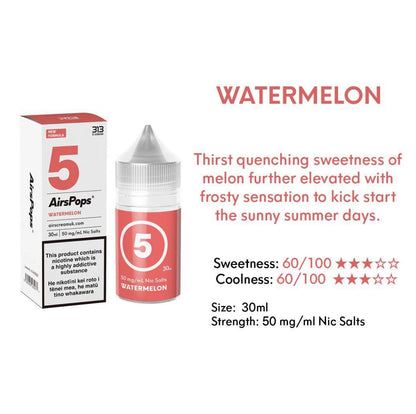 AIRSCREAM Airspops Salts | Watermelon - Vape Express