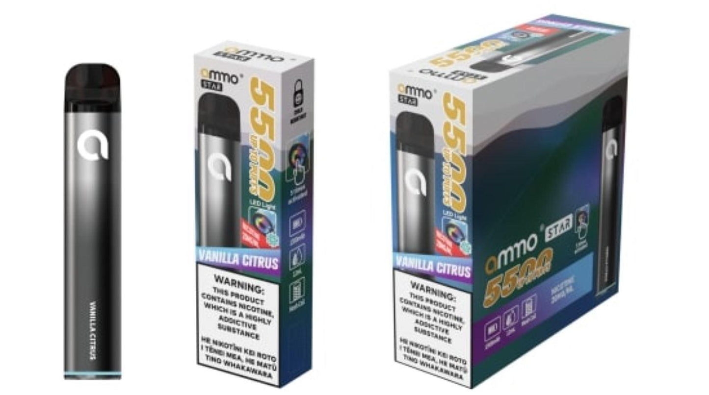 AMMO | Star | 5500 Puffs | Single Use Disposable Vape - Vape Express