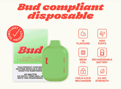 BUD | 5000 Puffs | Single Use Disposable Vape - Vape Express