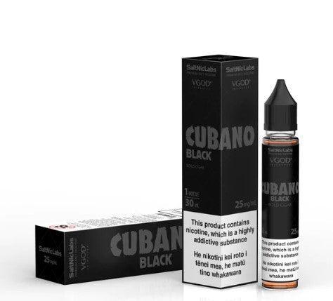 Cubano (Cigar Rich) Tobacco Black by VGOD SaltNic - Vape Express