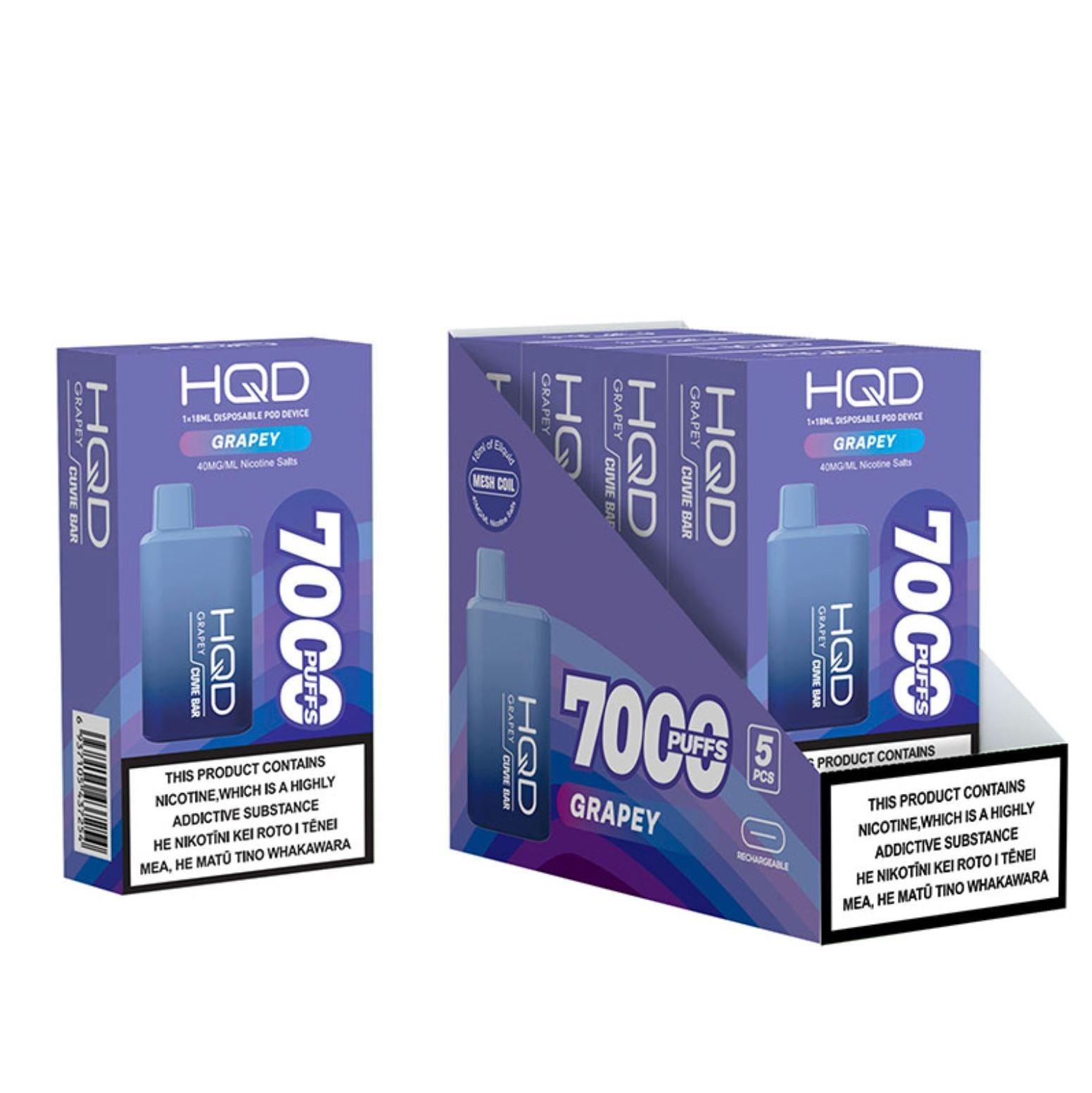 HQD Cuvie Bar | 7000 Puffs | Disposable Vape - Vape Express