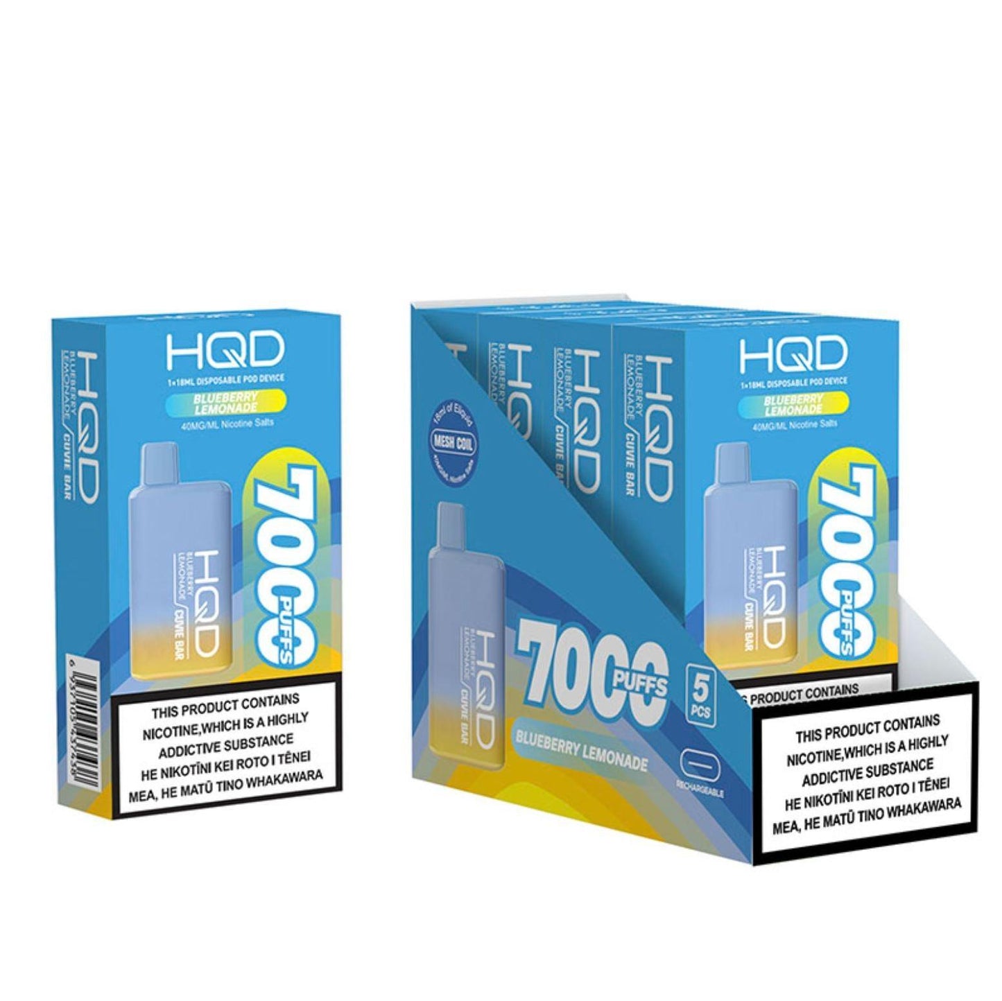 HQD Cuvie Bar | 7000 Puffs | Disposable Vape - Vape Express