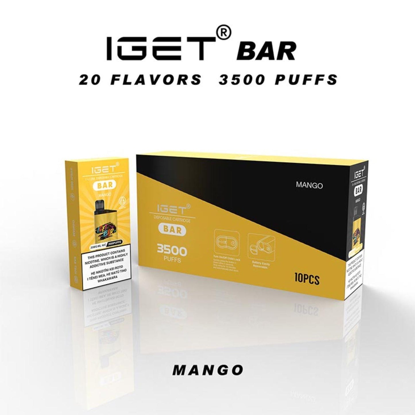 IGET Bar | 3500 Puffs | Single Use Disposable Vape - Vape Express