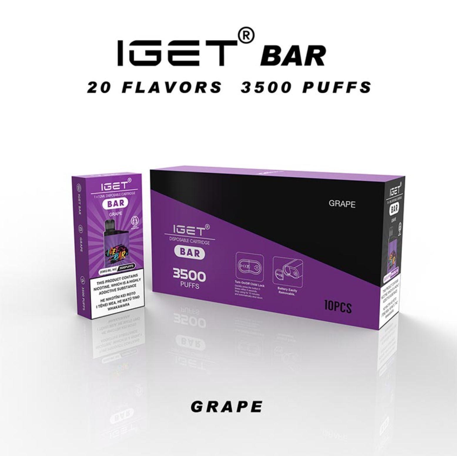 IGET Bar | 3500 Puffs | Single Use Disposable Vape - Vape Express