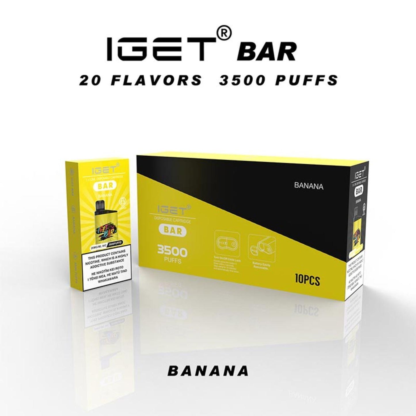 IGET Bar | 3500 Puffs | Single Use Disposable Vape - Vape Express