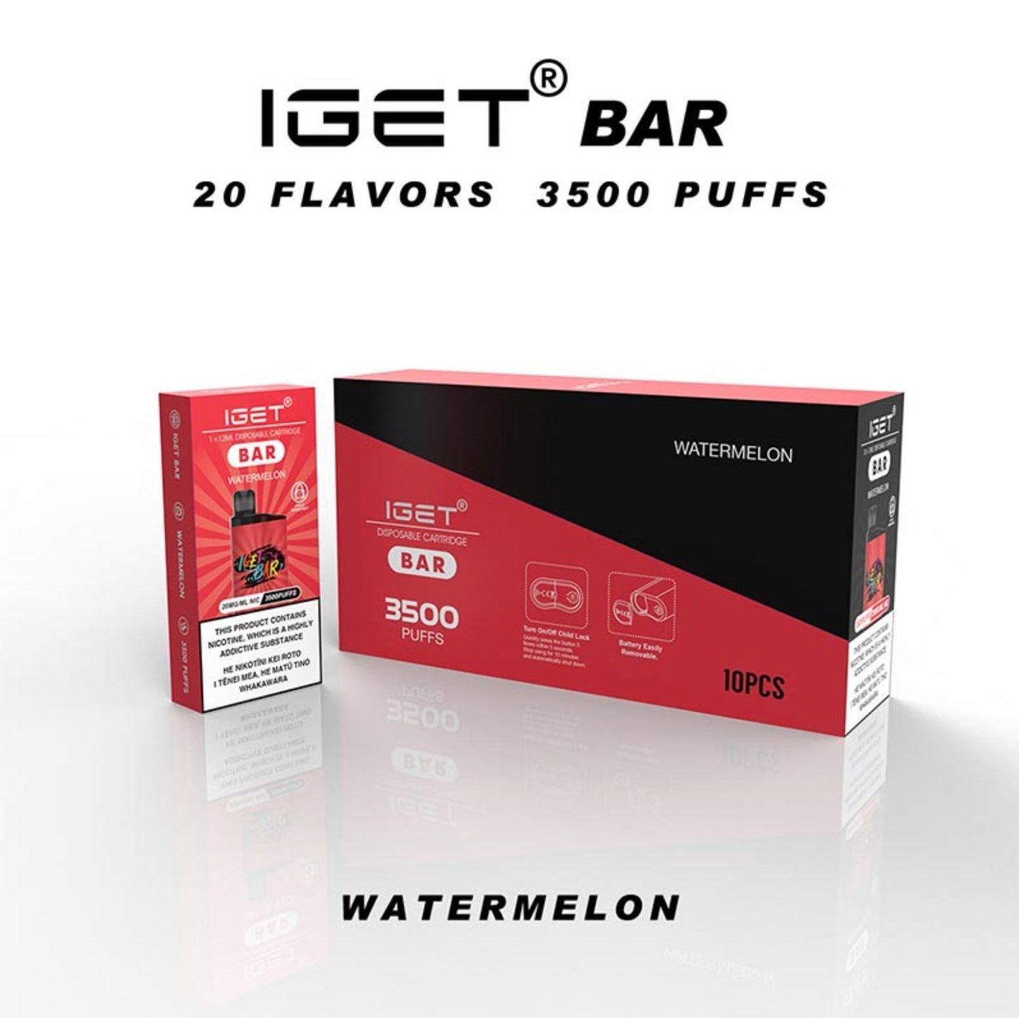 IGET Bar | 3500 Puffs | Single Use Disposable Vape - Vape Express