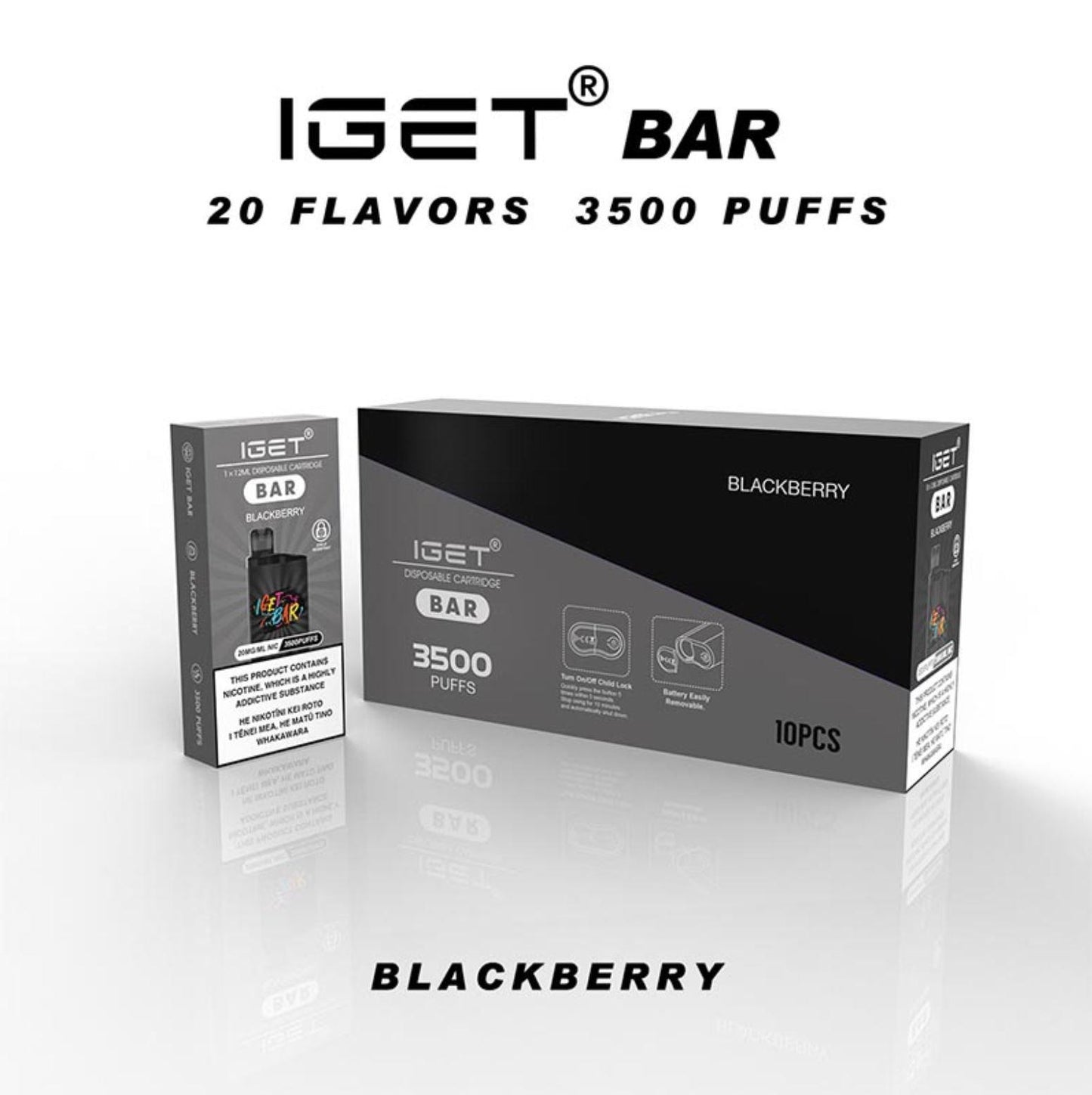 IGET Bar | 3500 Puffs | Single Use Disposable Vape - Vape Express