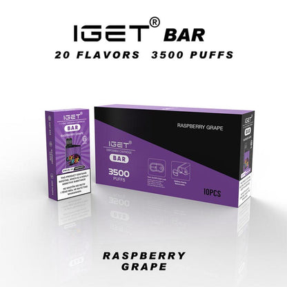 IGET Bar | 3500 Puffs | Single Use Disposable Vape - Vape Express