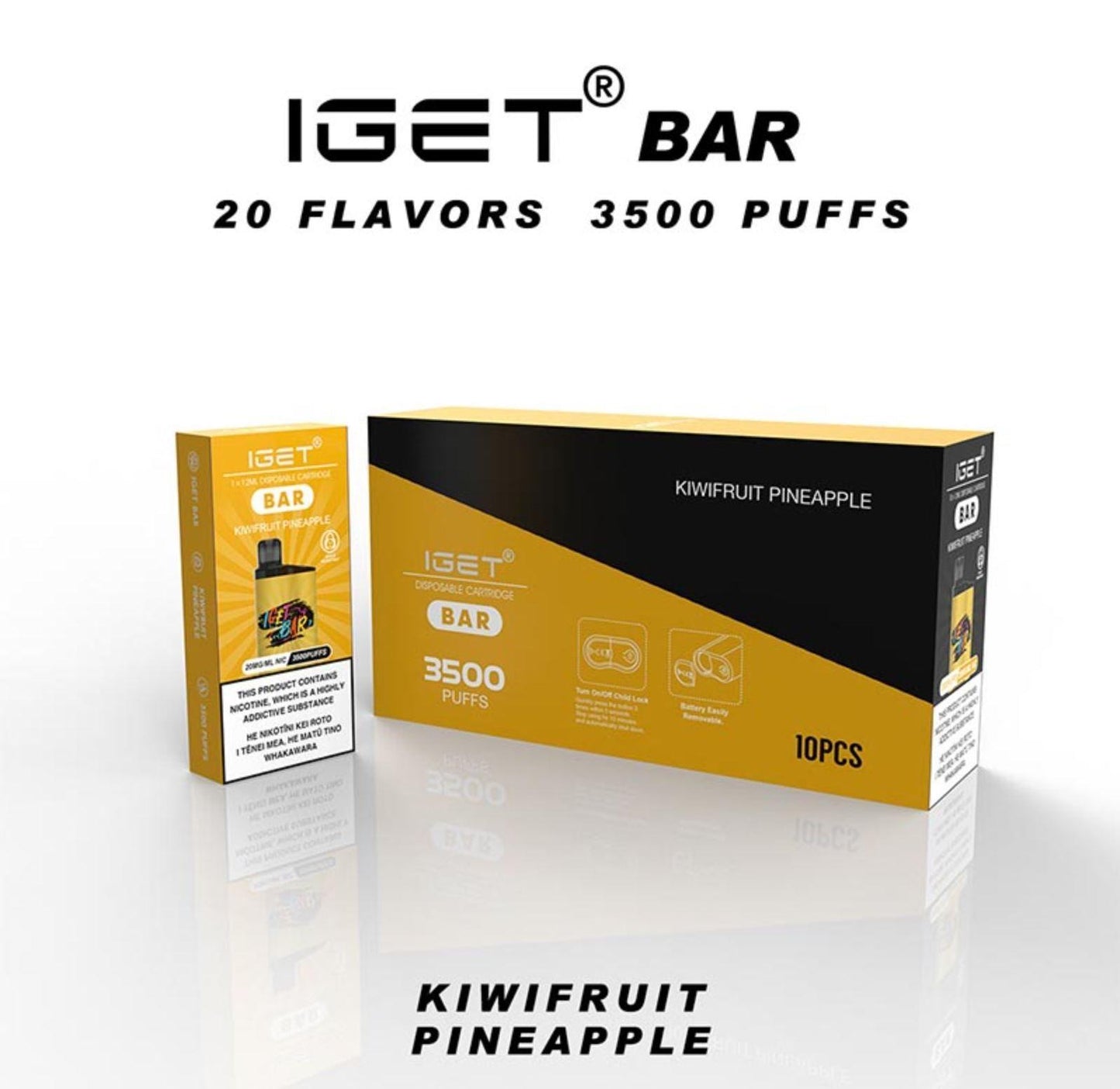 IGET Bar | 3500 Puffs | Single Use Disposable Vape - Vape Express