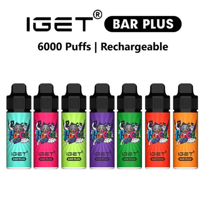 IGET Bar Plus | 6000 Puffs | Prefilled Pod Vape Kit - Vape Express