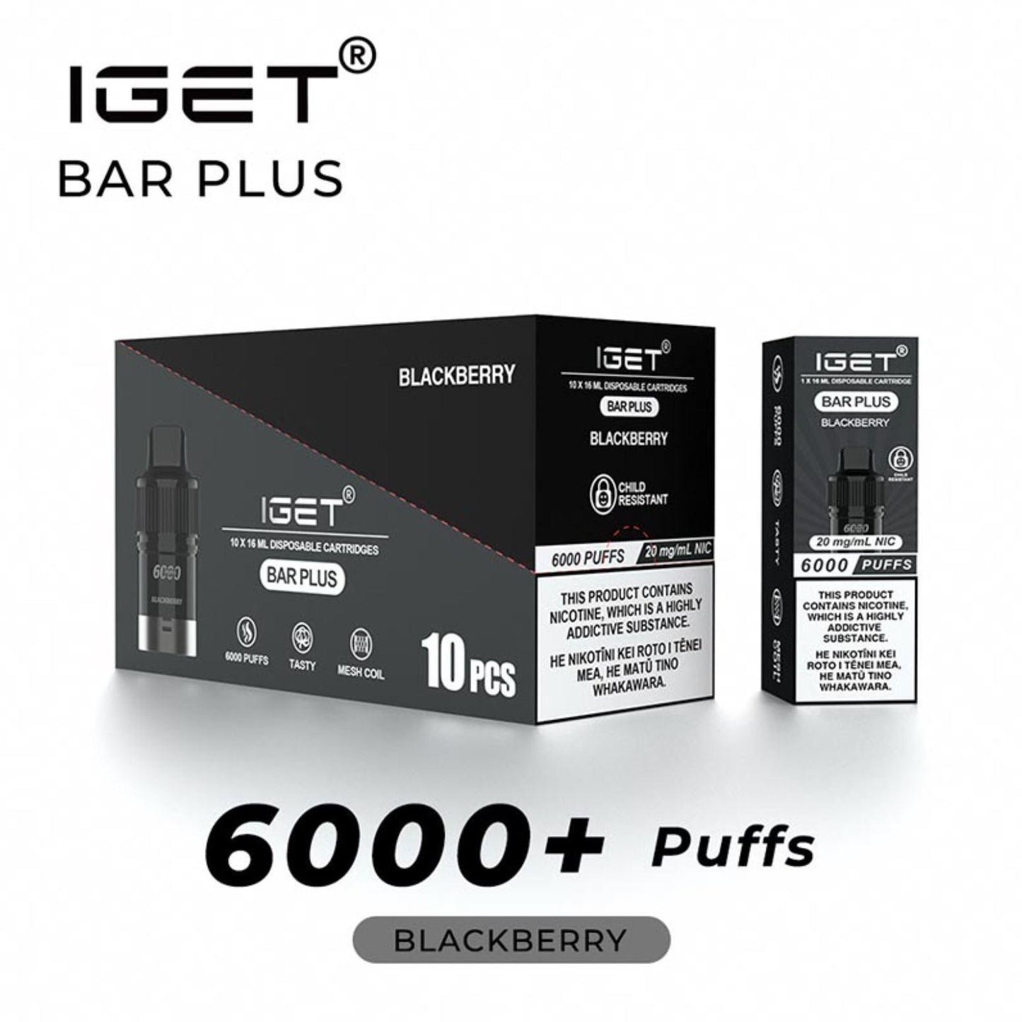 IGET Bar Plus | 6000 Puffs | Prefilled Replacement Pod - Vape Express