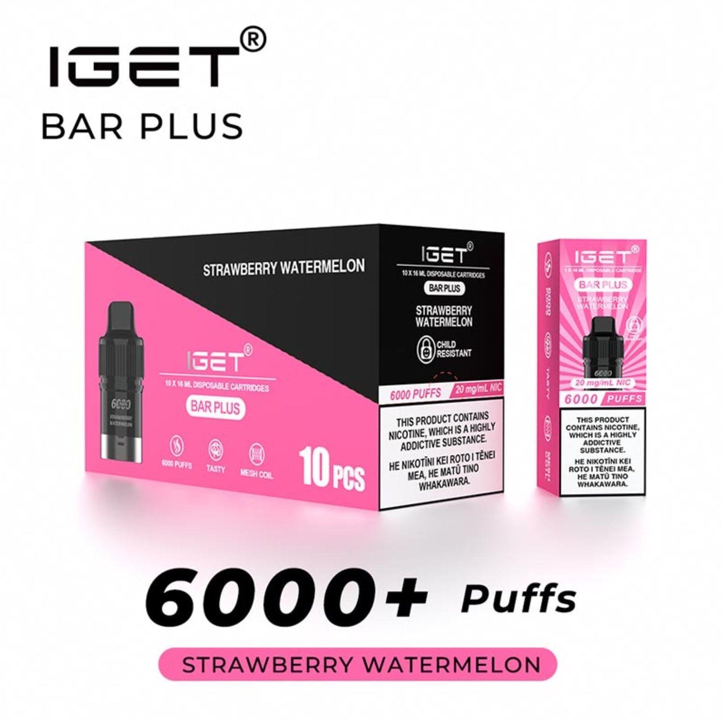 IGET Bar Plus | 6000 Puffs | Prefilled Replacement Pod - Vape Express