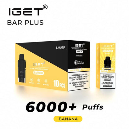 IGET Bar Plus | 6000 Puffs | Prefilled Replacement Pod - Vape Express