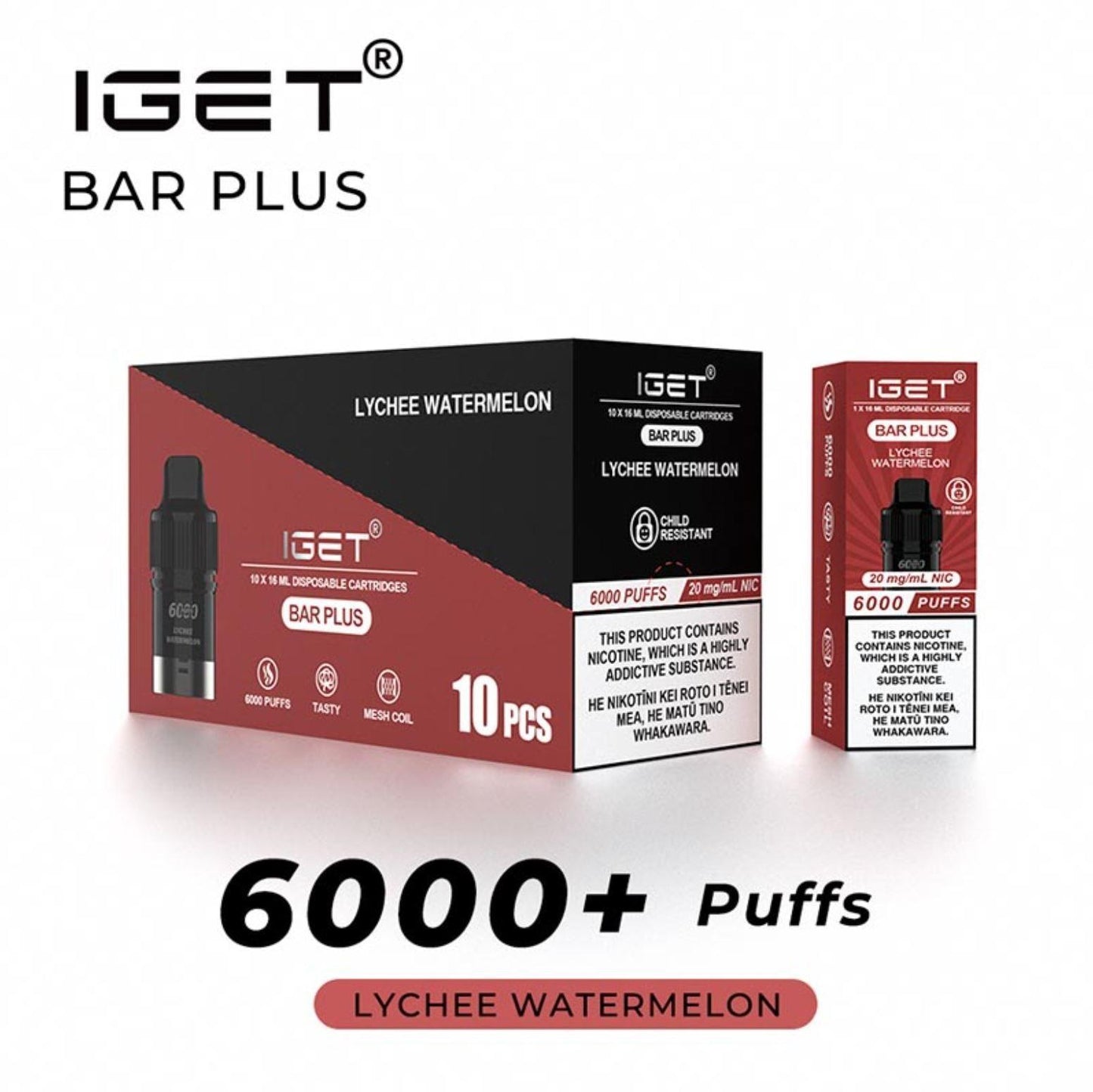 IGET Bar Plus | 6000 Puffs | Prefilled Replacement Pod - Vape Express