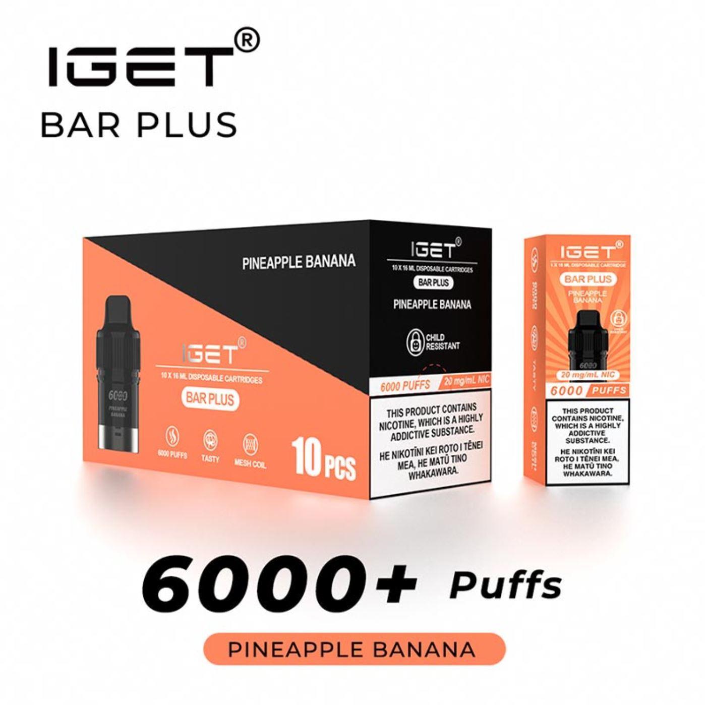 IGET Bar Plus | 6000 Puffs | Prefilled Replacement Pod - Vape Express