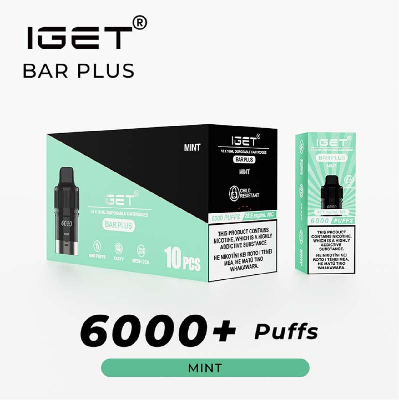 IGET Bar Plus | 6000 Puffs | Prefilled Replacement Pod - Vape Express