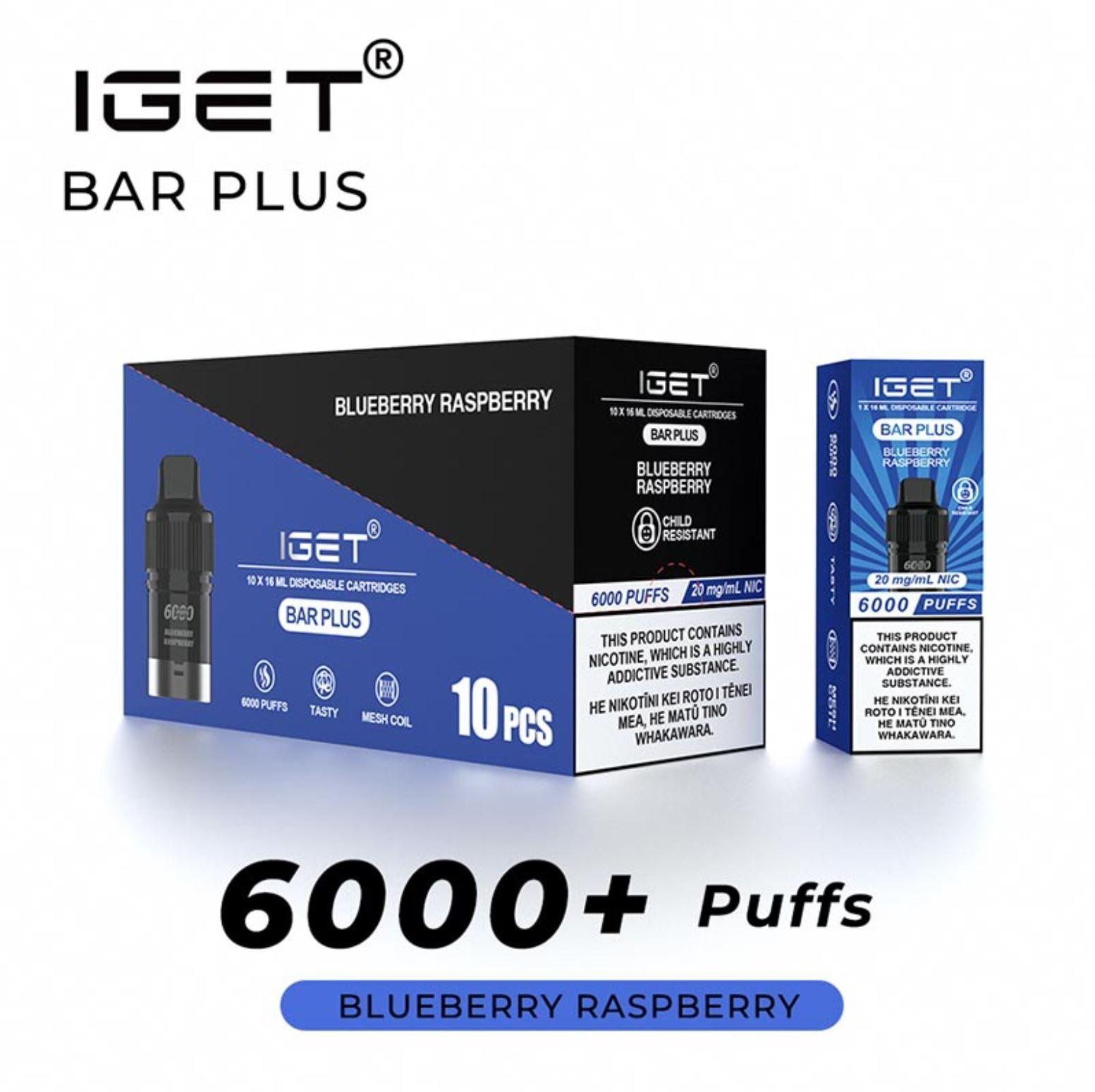 IGET Bar Plus | 6000 Puffs | Prefilled Replacement Pod - Vape Express