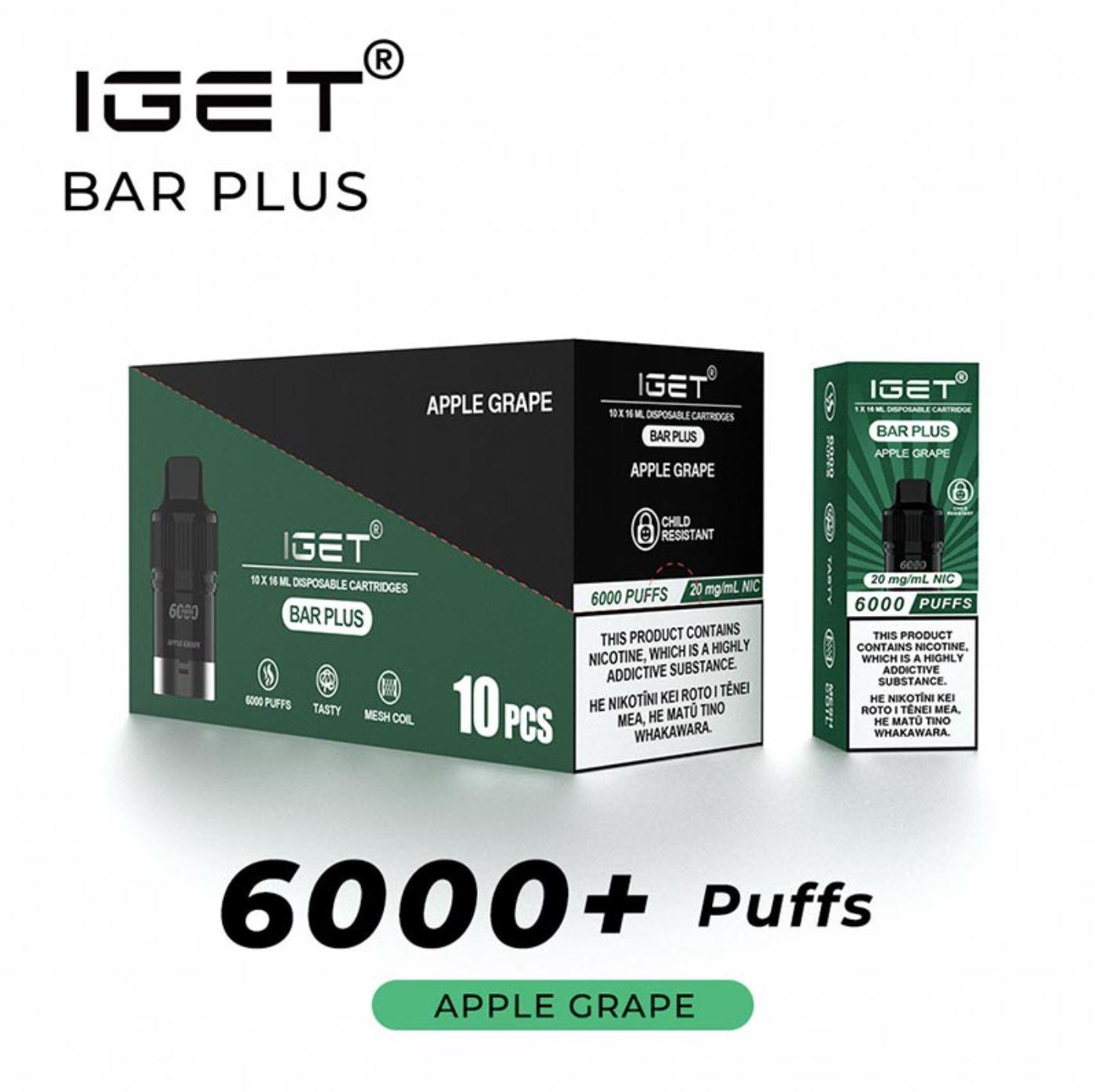 IGET Bar Plus | 6000 Puffs | Prefilled Replacement Pod - Vape Express