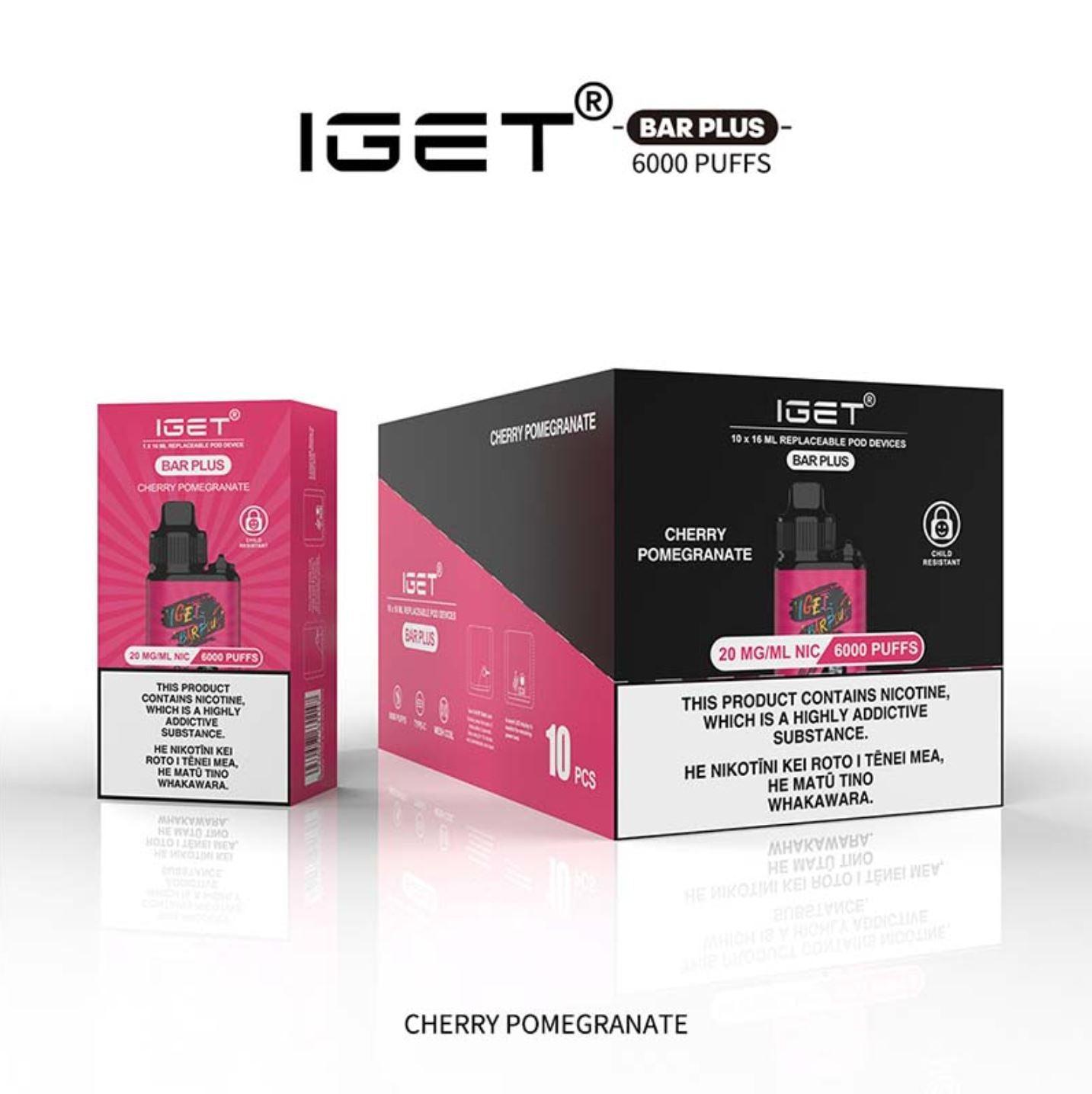 IGET Bar Plus v2.0 | 6000 Puffs | Prefilled Pod Vape Kit - Vape Express