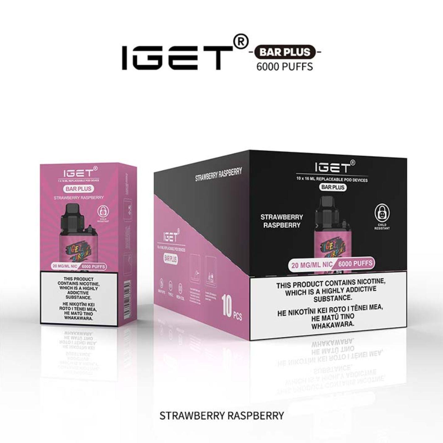 IGET Bar Plus v2.0 | 6000 Puffs | Prefilled Pod Vape Kit - Vape Express