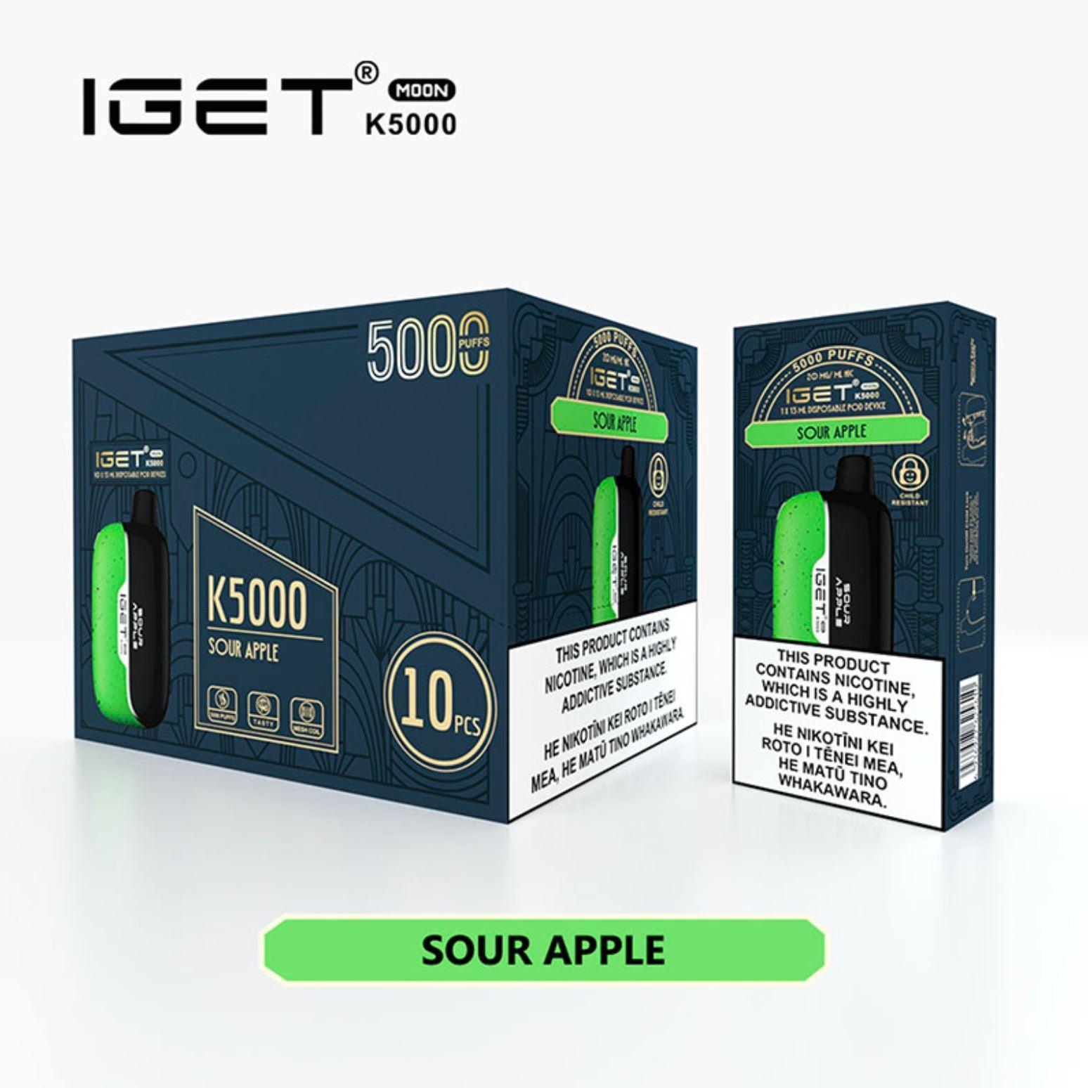 IGET Moon | 5000 Puffs | Single Use Disposable Vape - Vape Express