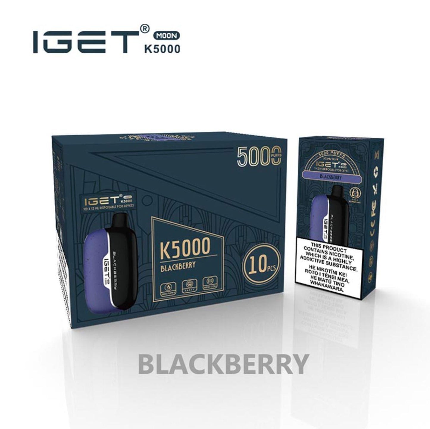 IGET Moon | 5000 Puffs | Single Use Disposable Vape - Vape Express