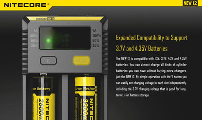 NiteCore i2 Charger | NEW EDITION - Vape Express