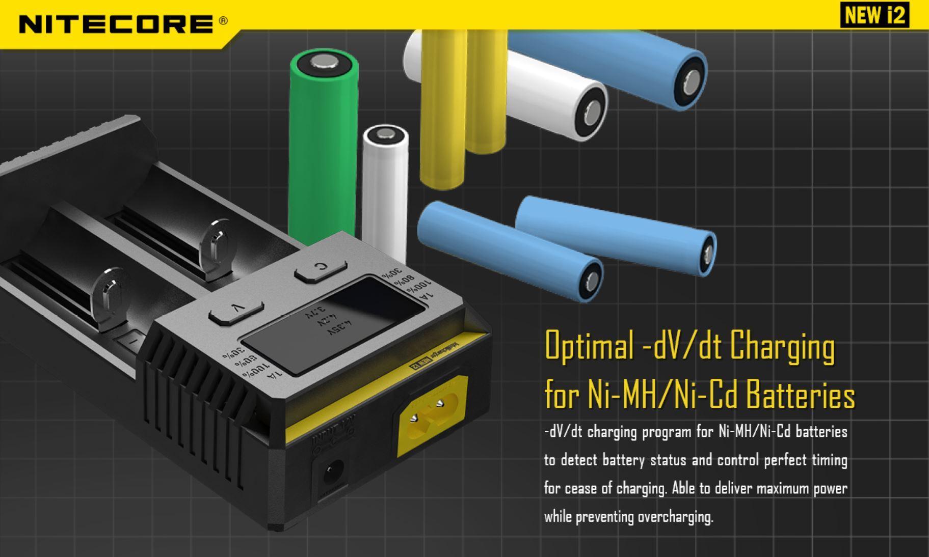 NiteCore i2 Charger | NEW EDITION - Vape Express