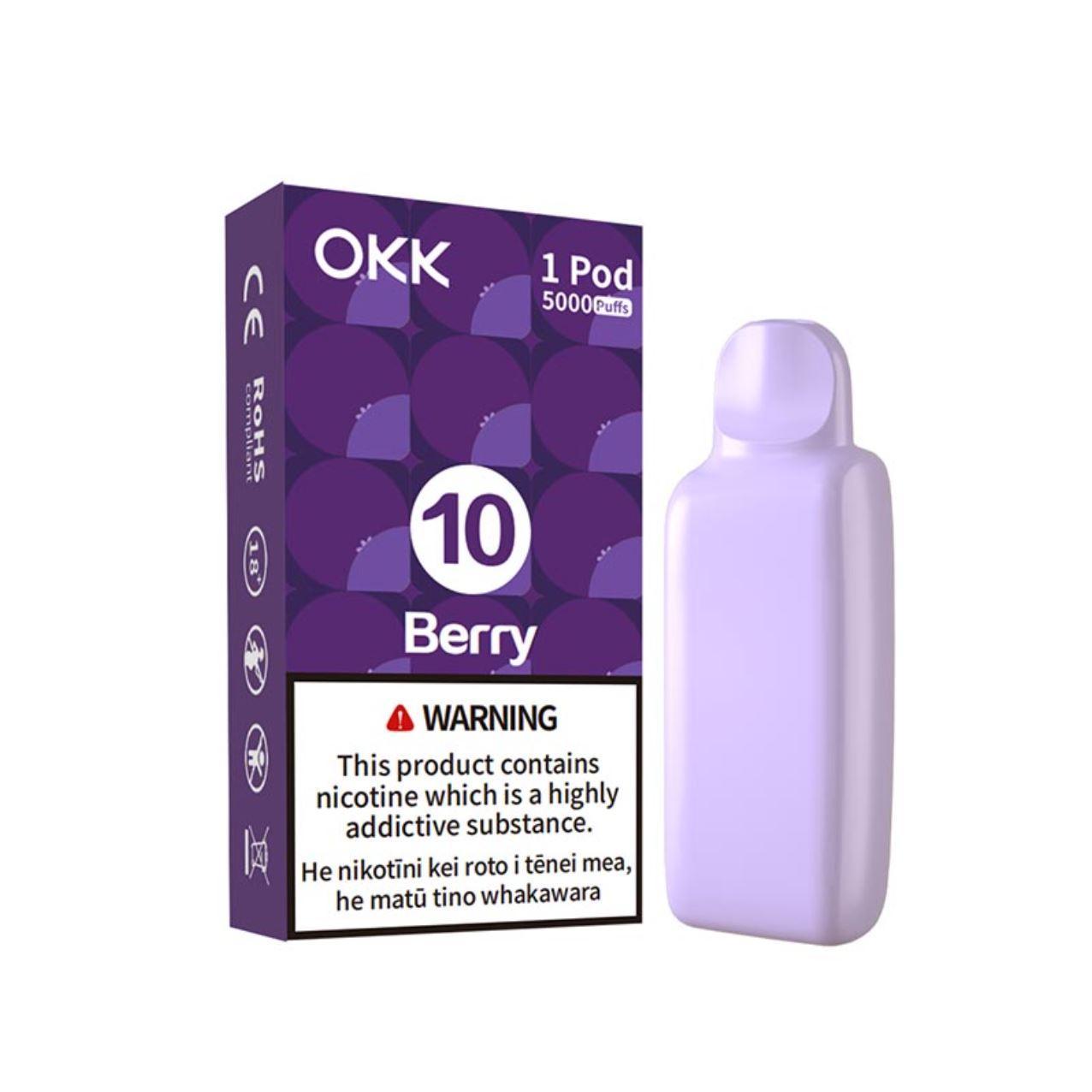 OKK Cross | 5000 Puffs | Prefilled Replacement Pod - Vape Express