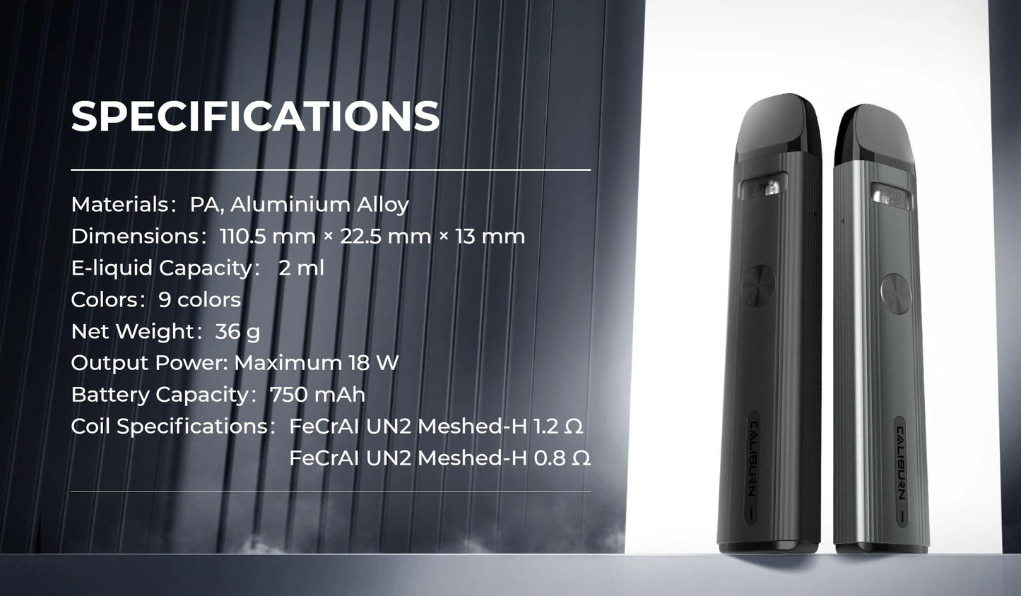 Uwell Caliburn G2 Pod System Kit - Vape Express