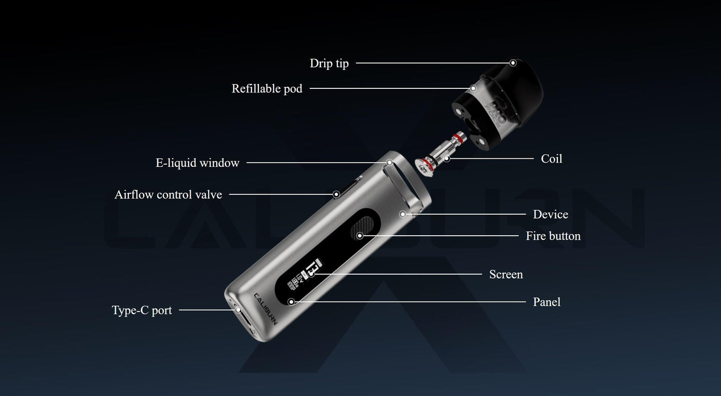 Uwell Caliburn X Pod Kit - Vape Express