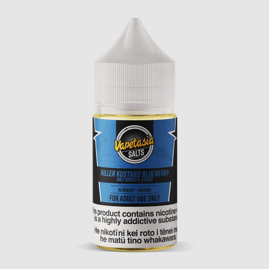 VAPETASIA Salts | Blueberry Custard - Vape Express