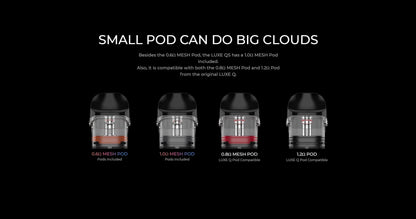 Vaporesso LUXE QS Refillable Pod Kit - Vape Express