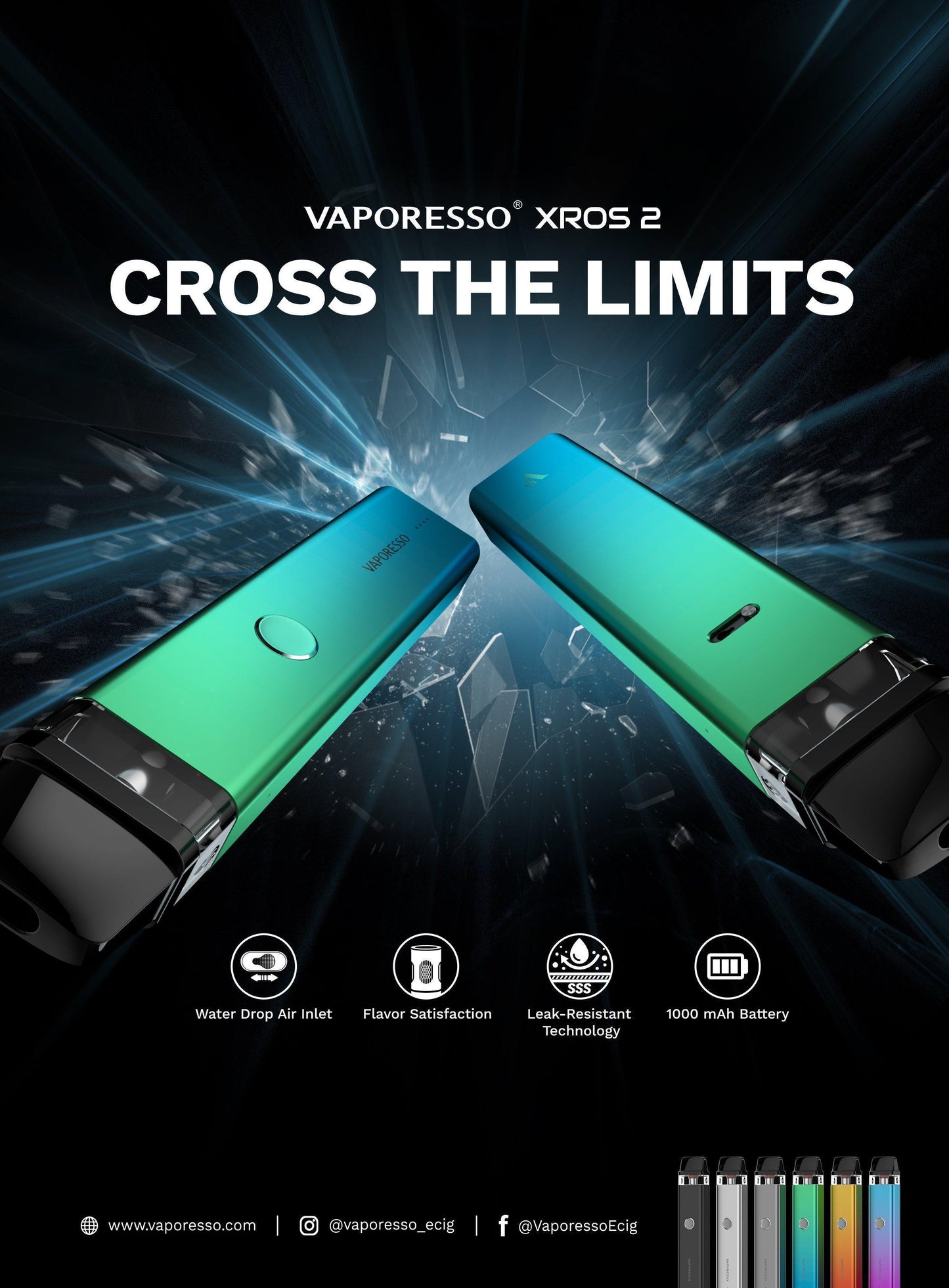 Vaporesso XROS 2 Refillable Pod Kit - Vape Express