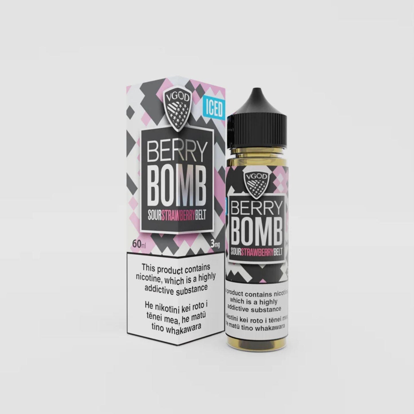 VGOD Iced Berry Bomb (Strawberry Ice) eJuice - Vape Express