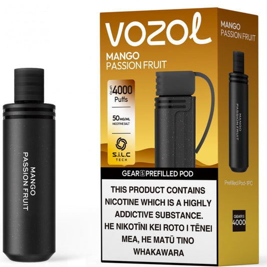 Vozol Gear S | 4000 Puffs | Prefilled Replacement Pod - Vape Express