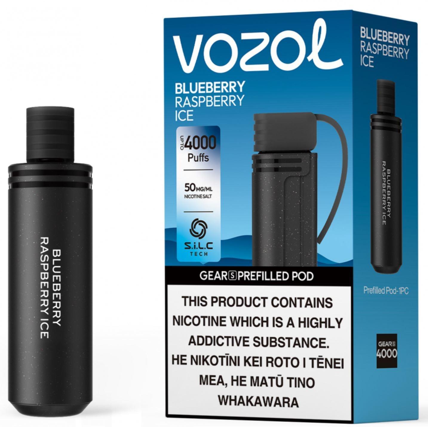 Vozol Gear S | 4000 Puffs | Prefilled Replacement Pod - Vape Express