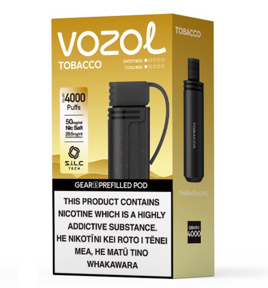 Vozol Gear S | 4000 Puffs | Prefilled Replacement Pod - Vape Express