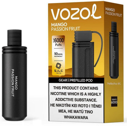 Vozol Gear S | 6000 Puffs | Prefilled Replacement Pod - Vape Express