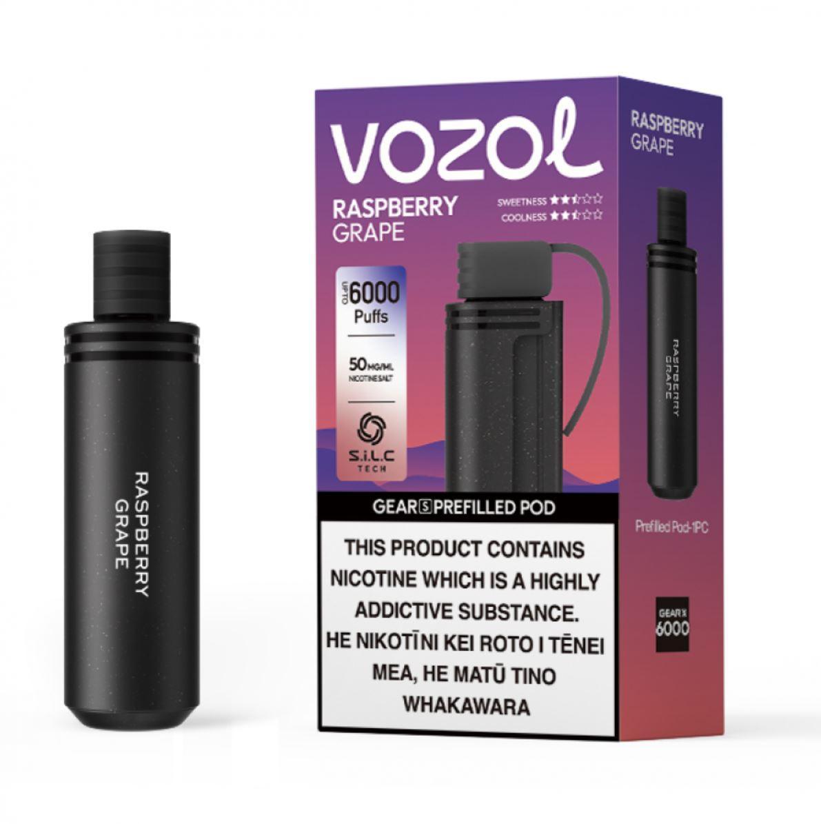 Vozol Gear S | 6000 Puffs | Prefilled Replacement Pod - Vape Express