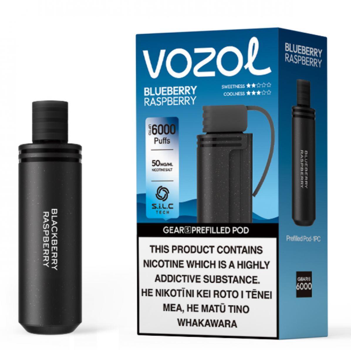 Vozol Gear S | 6000 Puffs | Prefilled Replacement Pod - Vape Express