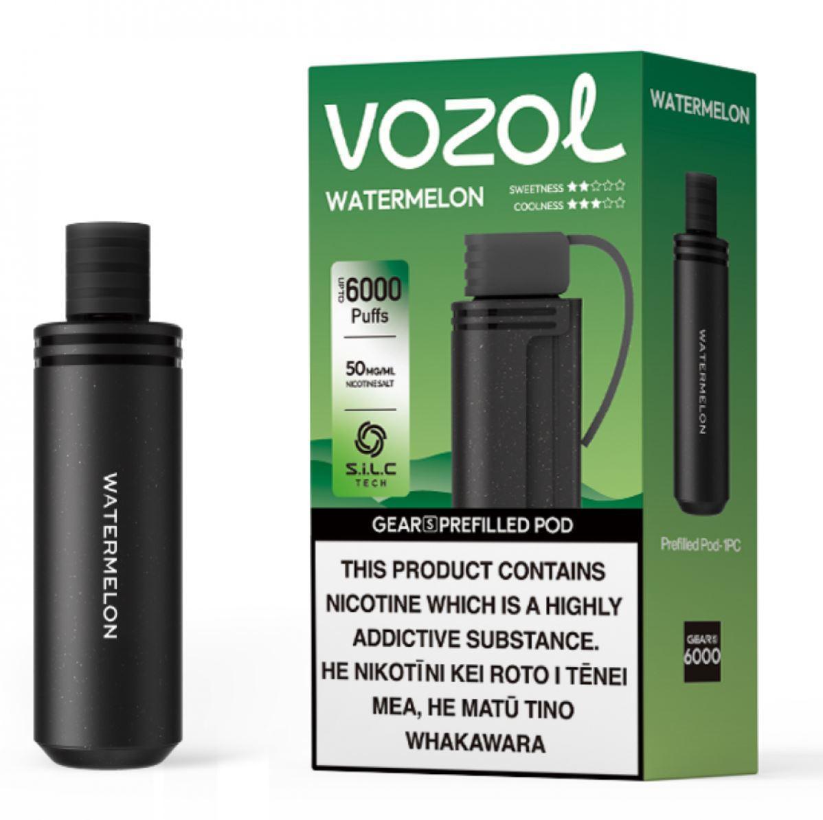 Vozol Gear S | 6000 Puffs | Prefilled Replacement Pod - Vape Express