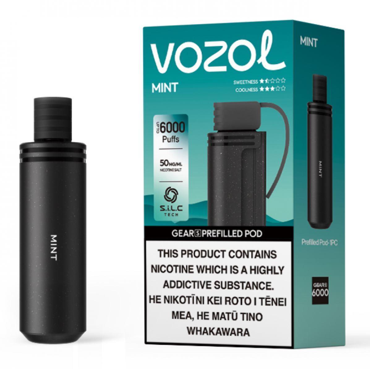 Vozol Gear S | 6000 Puffs | Prefilled Replacement Pod - Vape Express