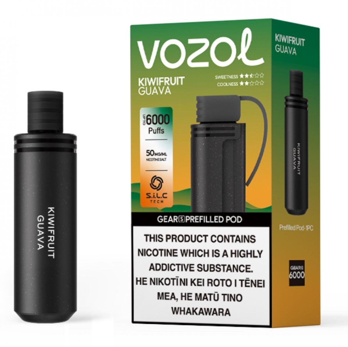 Vozol Gear S | 6000 Puffs | Prefilled Replacement Pod - Vape Express