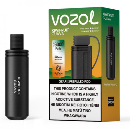 Vozol Gear S | 6000 Puffs | Prefilled Replacement Pod - Vape Express